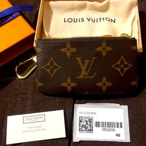 SOLD!! Louis Vuitton Monogram Key Pouch